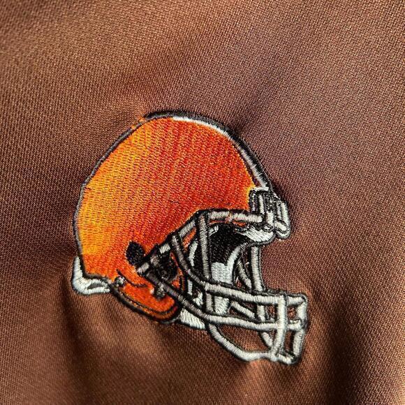 Cleveland Browns Men’s Pullover Long sleeve with Zip front, size xLT - Picture 5 of 5